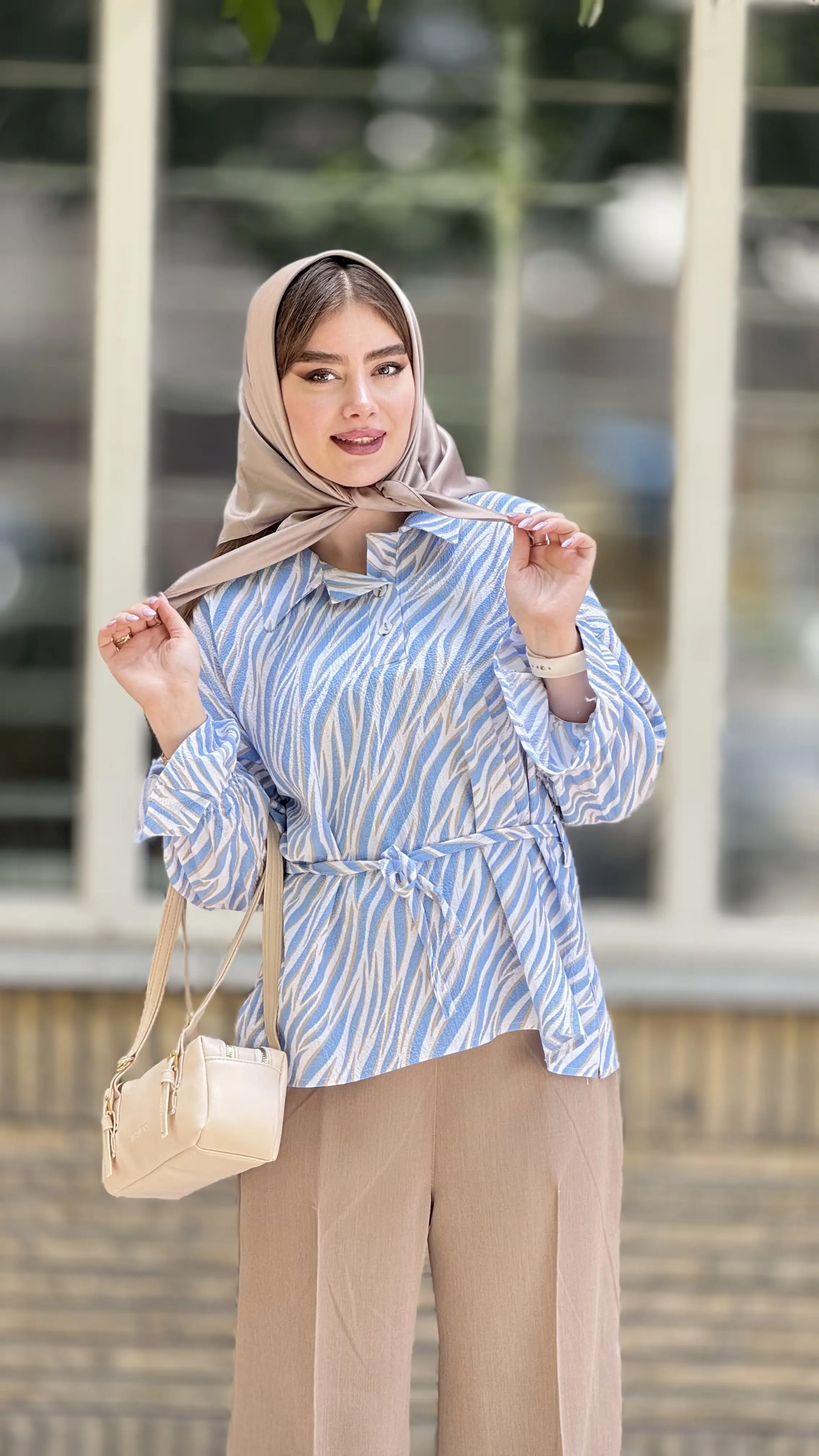 شومیز دور کمر دار ینزی عروسکی